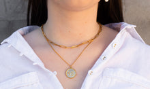 Load image into Gallery viewer, Isla 18k gold plated paperclip link necklace