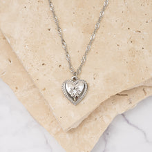 Load image into Gallery viewer, Gigi 18k gold plated heart necklace