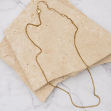 Load image into Gallery viewer, Harper 14k gold plated fine ball necklace