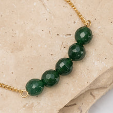 Load image into Gallery viewer, Birthstone 14k gold plated bracelet