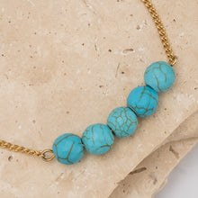 Load image into Gallery viewer, Birthstone 14k gold plated bracelet