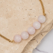 Load image into Gallery viewer, Birthstone 14k gold plated bracelet