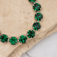 Load image into Gallery viewer, Vera sterling silver plated crystal tennis bracelet