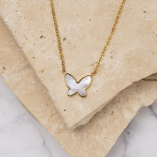 Load image into Gallery viewer, Jaida 18k gold plated butterfly necklace