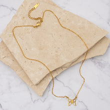Load image into Gallery viewer, Phoenix 18k gold plated butterfly necklace