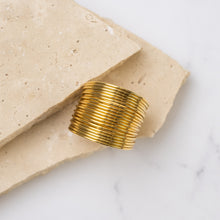 Load image into Gallery viewer, Anastasia 18k gold plated ring