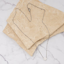 Load image into Gallery viewer, Stella 14k gold plated and silver plated zirconia necklace