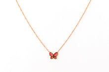 Load image into Gallery viewer, Jaida 18k gold plated butterfly necklace

