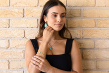 Load image into Gallery viewer, Carmen 14k gold plated 3 cross bracelet

