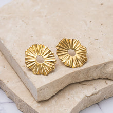 Load image into Gallery viewer, Chantelle 18k gold plated earrings
