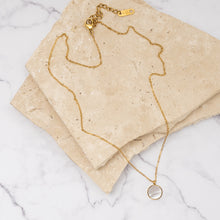Load image into Gallery viewer, Corina 18k gold plated shell pendant necklace
