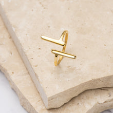 Load image into Gallery viewer, Izzy 18k gold plated ring
