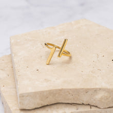 Load image into Gallery viewer, Izzy 18k gold plated ring
