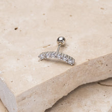 Load image into Gallery viewer, Luna 14k gold plated earring - single stud
