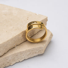 Load image into Gallery viewer, Mara 18k gold plated ring
