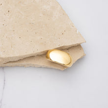 Load image into Gallery viewer, Valencia 18k gold plated gold dome ring

