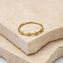 Load image into Gallery viewer, Aria 18k gold plated ring
