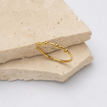 Load image into Gallery viewer, Aria 18k gold plated ring
