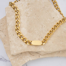 Load image into Gallery viewer, Valerie 18k gold plated Cuban chain necklace
