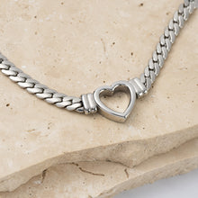Load image into Gallery viewer, Patricia 18k gold plated heart necklace
