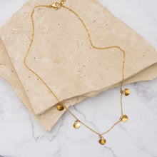 Load image into Gallery viewer, Tayla 18k gold plated mini hearts necklace
