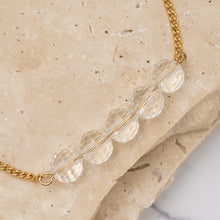 Load image into Gallery viewer, Birthstone 14k gold plated bracelet
