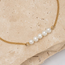 Load image into Gallery viewer, Birthstone 14k gold plated bracelet - Petite
