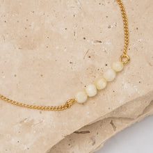 Load image into Gallery viewer, Birthstone 14k gold plated bracelet - Petite
