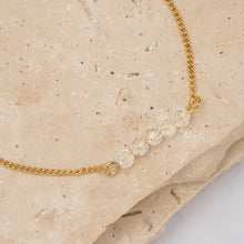 Load image into Gallery viewer, Birthstone 14k gold plated bracelet - Petite
