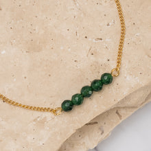 Load image into Gallery viewer, Birthstone 14k gold plated bracelet - Petite
