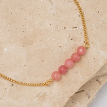 Load image into Gallery viewer, Birthstone 14k gold plated bracelet - Petite
