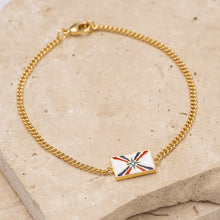Load image into Gallery viewer, Flag 14k gold plated Bracelet-Assyrian
