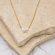 Load image into Gallery viewer, Jaida 18k gold plated butterfly necklace
