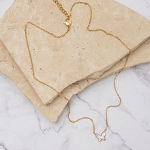 Load image into Gallery viewer, Jaida 18k gold plated butterfly necklace
