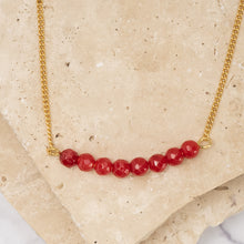 Load image into Gallery viewer, Della ruby quartz necklace
