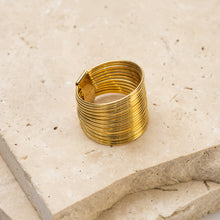 Load image into Gallery viewer, Anastasia 18k gold plated ring
