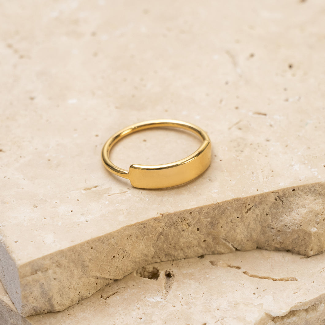 Angie 18k gold plated ring