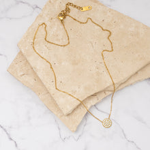 Load image into Gallery viewer, Stella 14k gold plated and silver plated zirconia necklace
